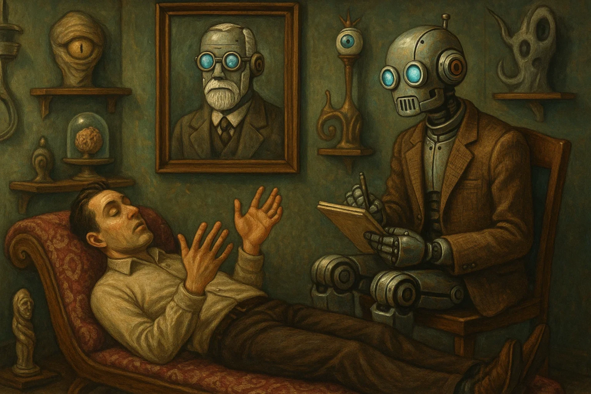 A inteligência artificial está substituindo os psicanalistas