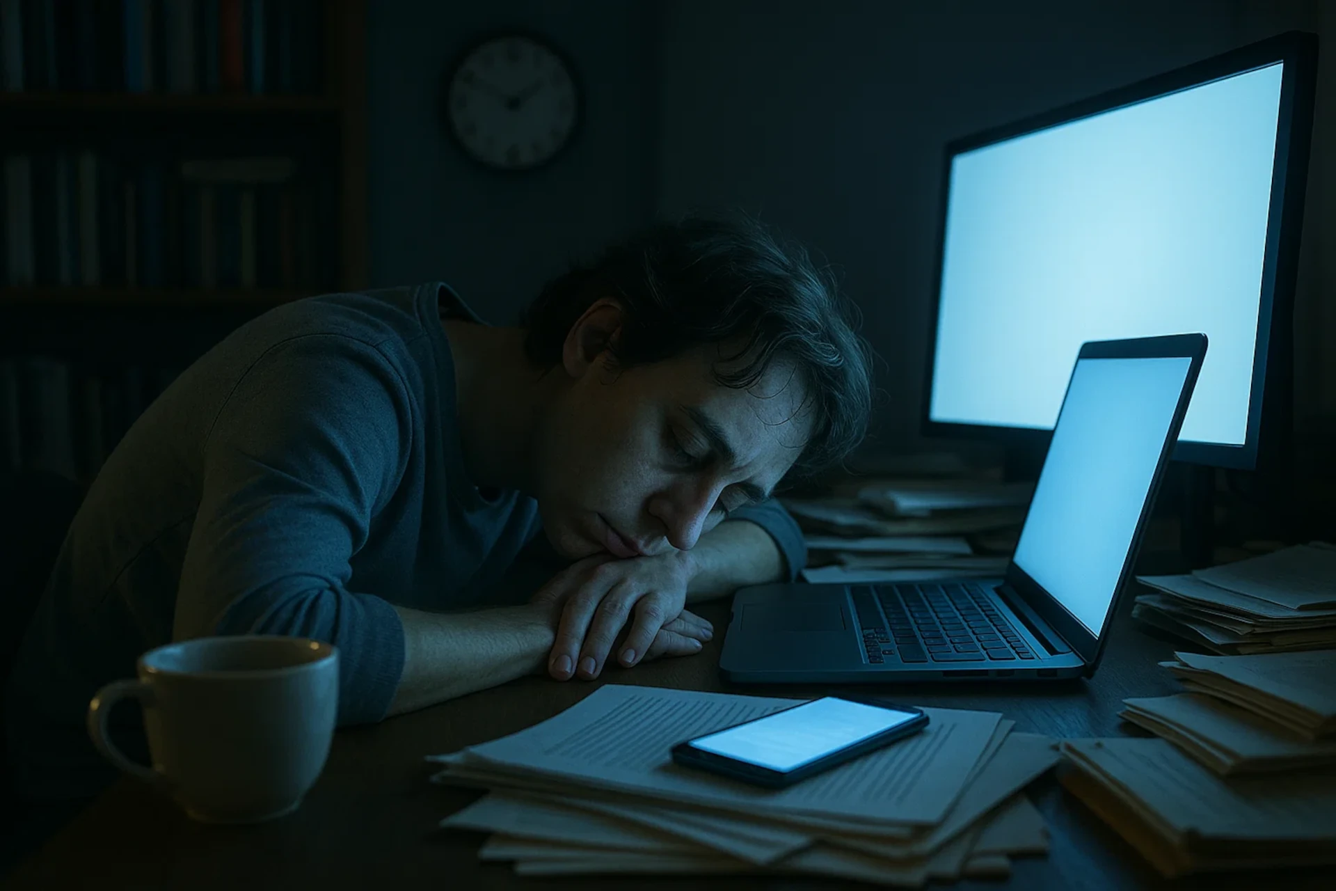 Burnout digital: o impacto das telas e do home office na exaustão