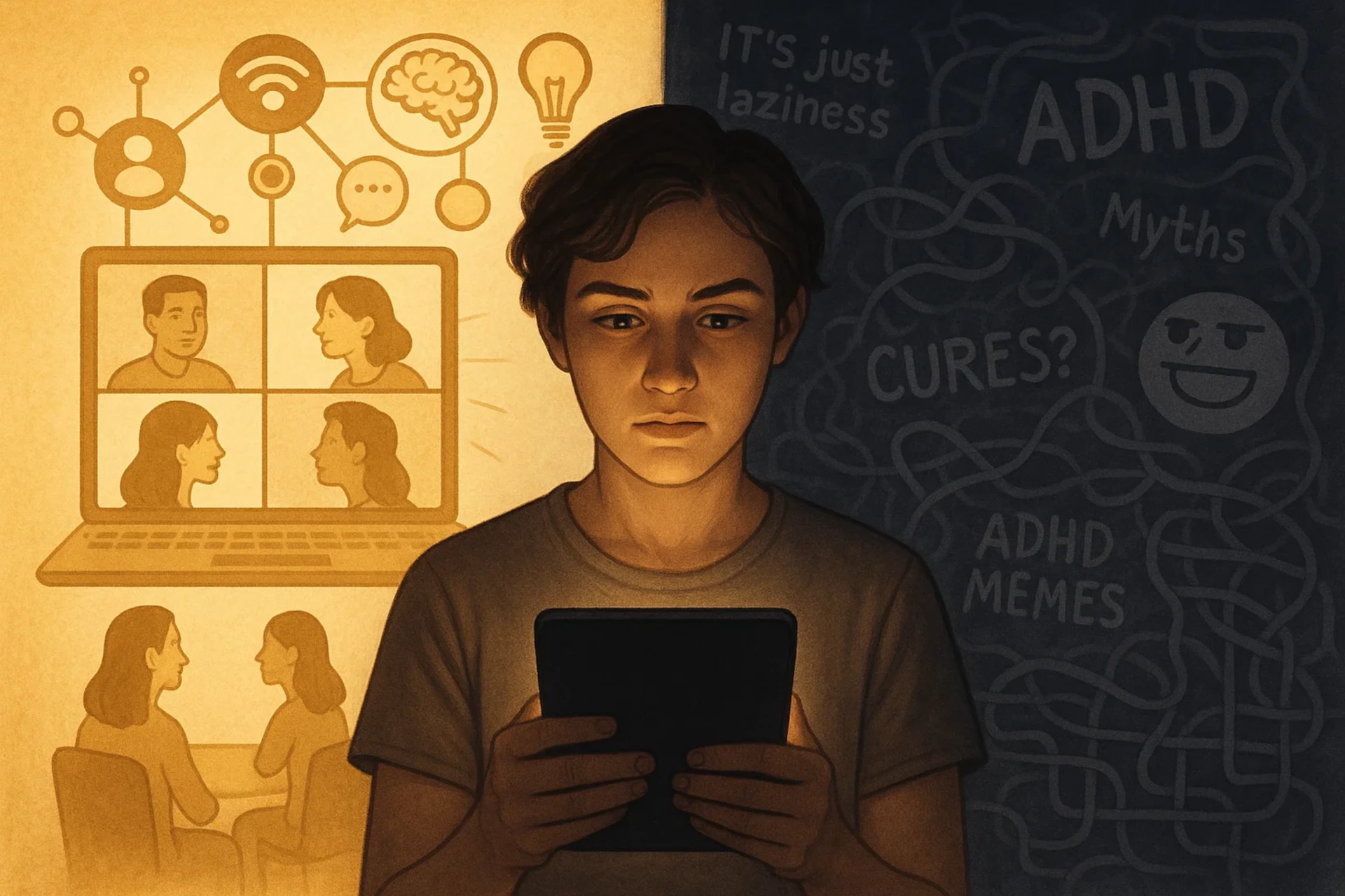 TDAH na internet: entre apoio real e banalização online